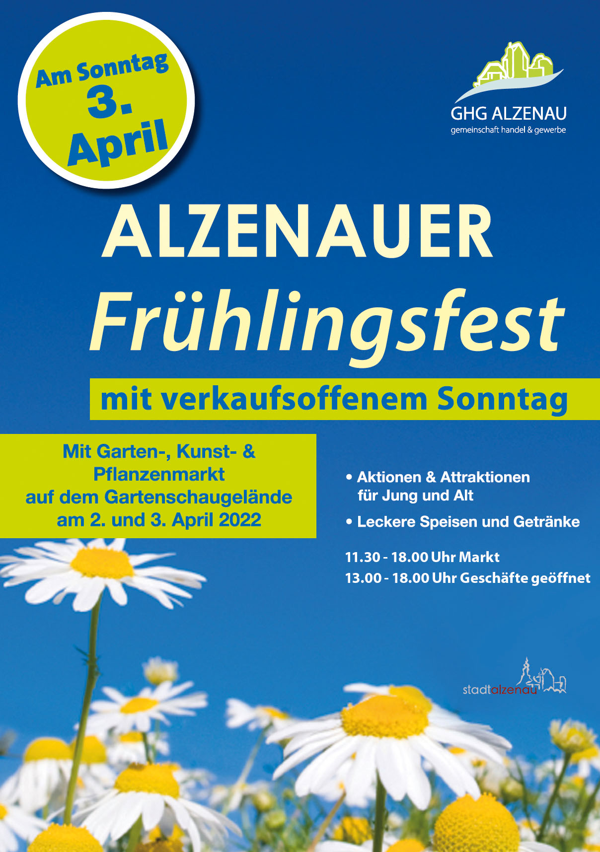 Read more about the article Frühlingsfest & Verkaufsoffener Sonntag 3.4.2022
