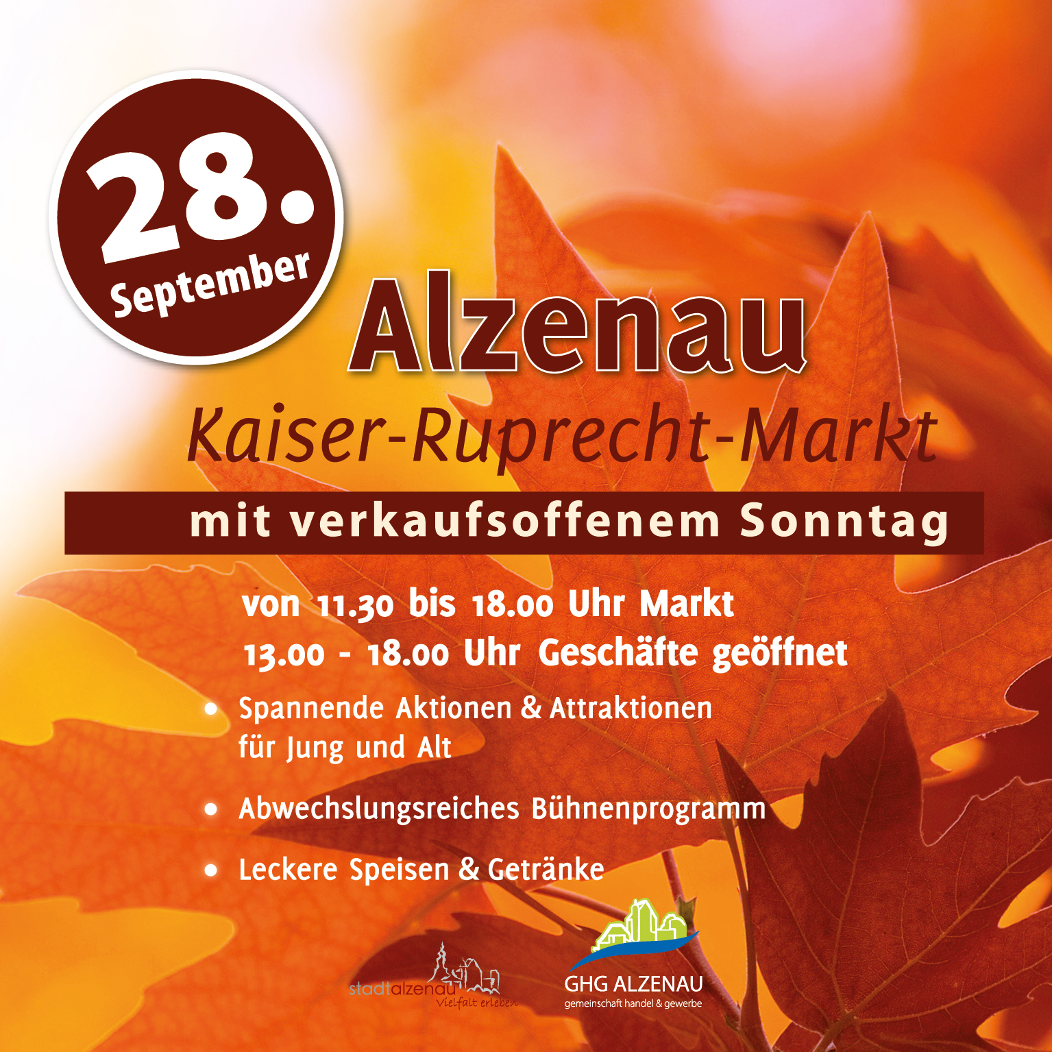 Mehr über den Artikel erfahren Kaiser-Ruprecht-Markt 28.09.2025